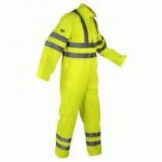 HVE148 Yellow Hi Visibility Reflective Coverall